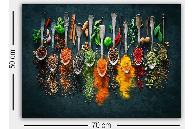 Decorative Canvas Painting 50x70 - Interiør - Maleri & posters - Lerretsbilder