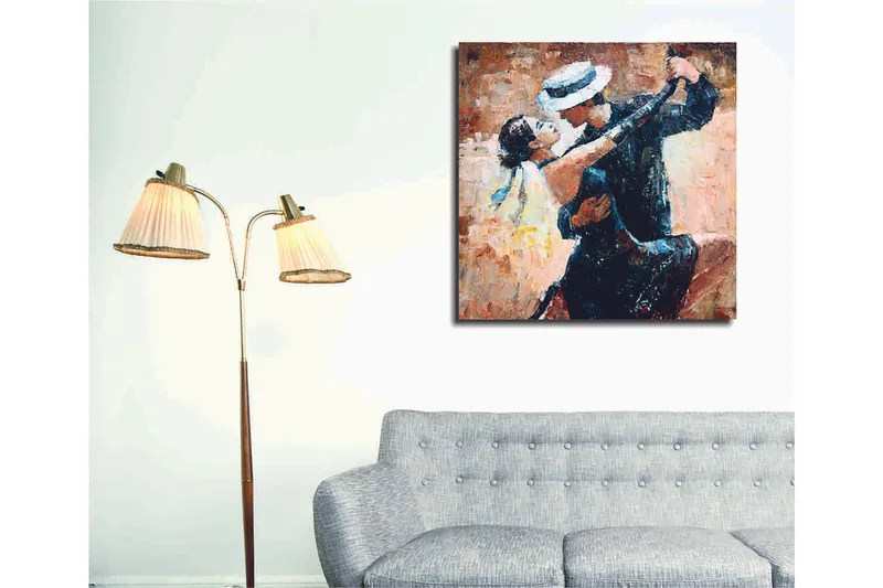 Decorative Canvas Painting 45x45 - Interiør - Maleri & posters - Lerretsbilder