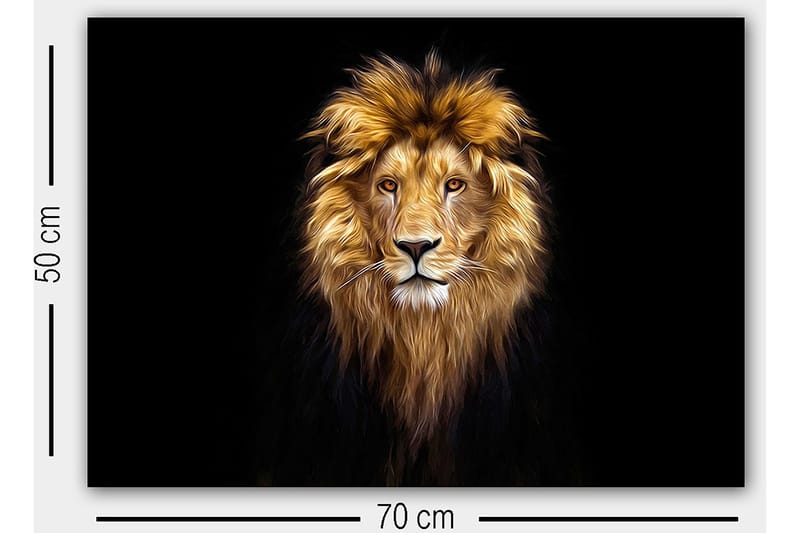 Decorative Canvas Painting 50x70 - Interiør - Maleri & posters - Lerretsbilder