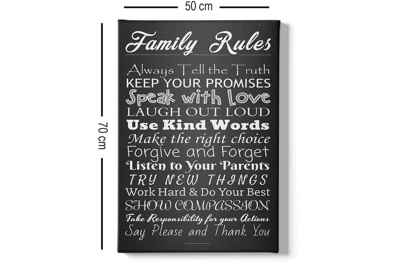 Decorative Canvas Painting 50x70 - Interiør - Maleri & posters - Lerretsbilder