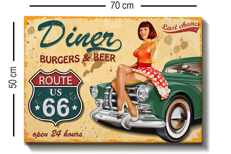 Decorative Canvas Painting 50x70 - Interiør - Maleri & posters - Lerretsbilder