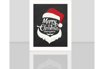 Decorative Framed MDF Painting 23,5x28,5 - Interiør - Maleri & posters - Lerretsbilder