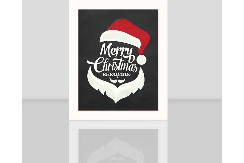 Decorative Framed MDF Painting 23,5x28,5 - Interiør - Maleri & posters - Lerretsbilder