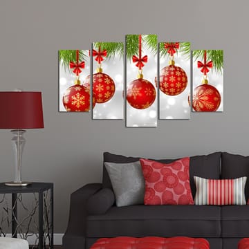 Decorative MDF Painting (5 Pieces) 20x60 - Interiør - Maleri & posters - Lerretsbilder