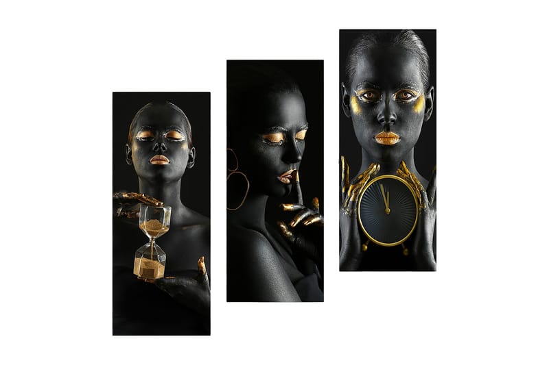 Decorative MDF Painting (3 Pieces) 20x50