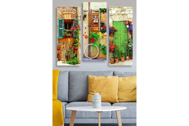 Decorative MDF Painting (3 Pieces) 20x50