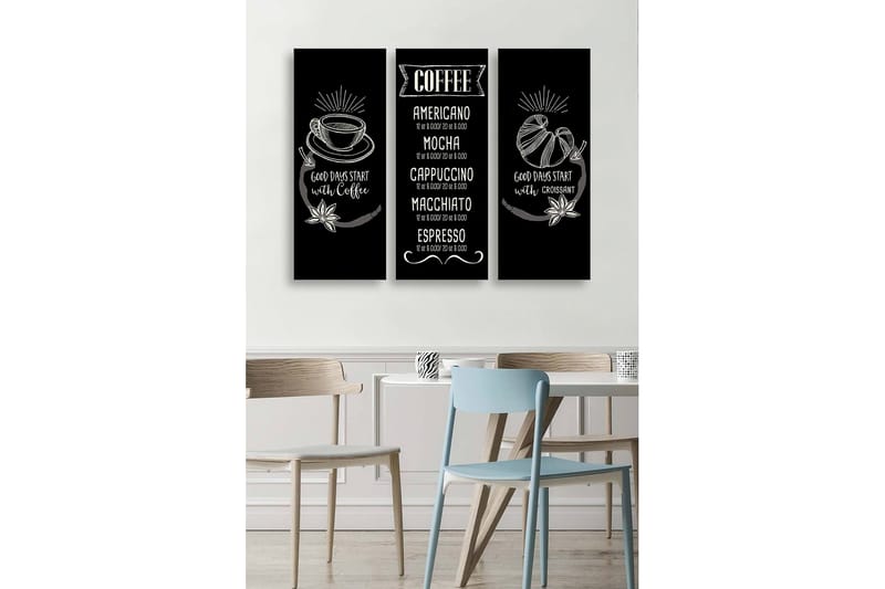 Decorative MDF Painting (3 Pieces) 20x50