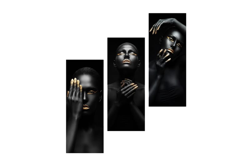 Decorative MDF Painting (3 Pieces) 20x50