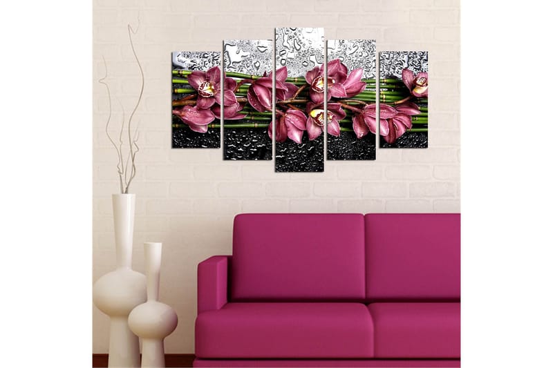 Decorative MDF Painting (5 Pieces) 20x60 - Interiør - Maleri & posters - Lerretsbilder