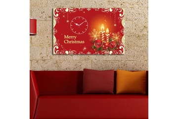 Dekorativ veggklokke i lerret 45x70 - Interiør - Maleri & posters - Lerretsbilder