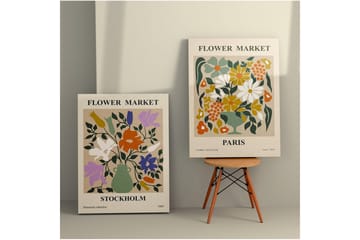 Dekorativt lerretsmaleri (2 stykker) Caldra Flerfarget Cia - Multifarget - Interiør - Maleri & posters - Lerretsbilder