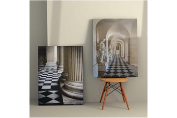Dekorativt lerretsmaleri (2 stykker) Caldra Flerfarget Lum - Multifarget - Interiør - Maleri & posters - Lerretsbilder
