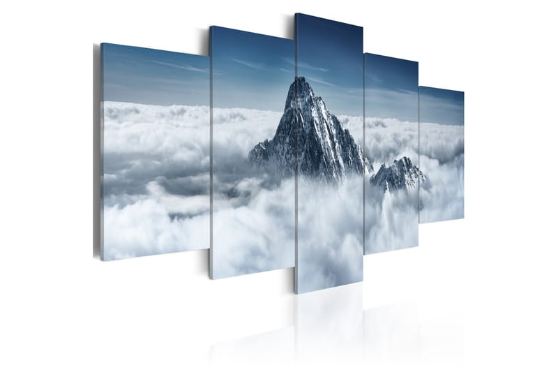 Bilde A Peak Rising Above The Clouds 200x100 - Artgeist sp. z o. o. - Lerretsbilder
