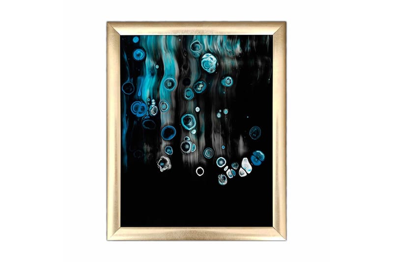 Bilde Abstract med Ramme Flerfarget - 22,3x52,8 cm - Interiør - Maleri & posters - Lerretsbilder