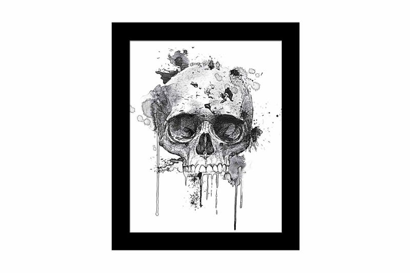 Bilde Abstract med Ramme Flerfarget - 22,3x52,8 cm - Interiør - Maleri & posters - Lerretsbilder