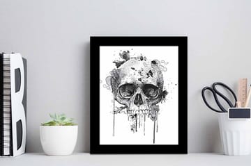 Bilde Abstract med Ramme Flerfarget - 22,3x52,8 cm - Interiør - Maleri & posters - Lerretsbilder