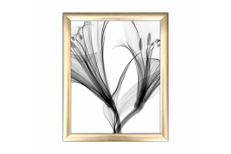 Bilde Abstract med Ramme Flerfarget, 22,3x52,8 cm