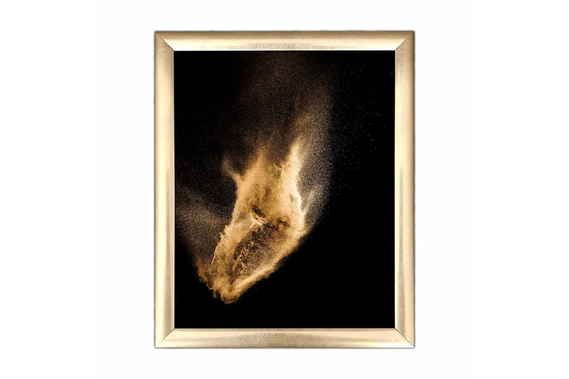 Bilde Abstract med Ramme Flerfarget, 22,3x52,8 cm