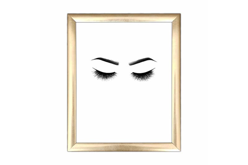 Bilde Abstract med Ramme Flerfarget, 22,3x52,8 cm