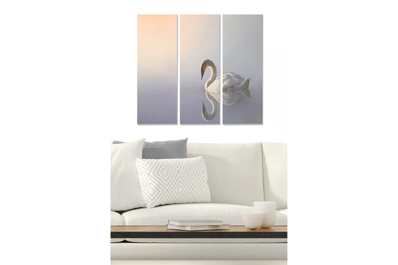 Bilde Animal 3-pk Flerfarget - 22x05 cm - Interiør - Maleri & posters - Lerretsbilder