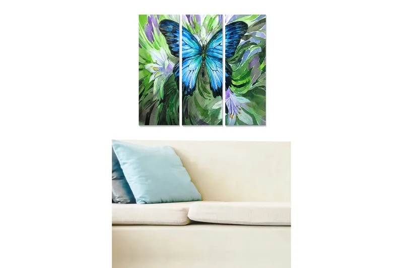 Bilde Animal 3-pk Flerfarget, 22x05 cm