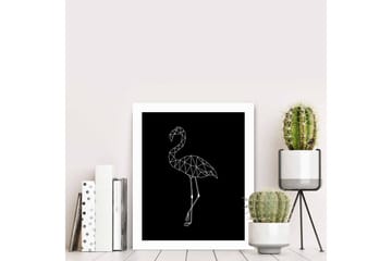 Bilde Animal med Ramme Flerfarget - 22,3x52,8 cm - Interiør - Maleri & posters - Lerretsbilder