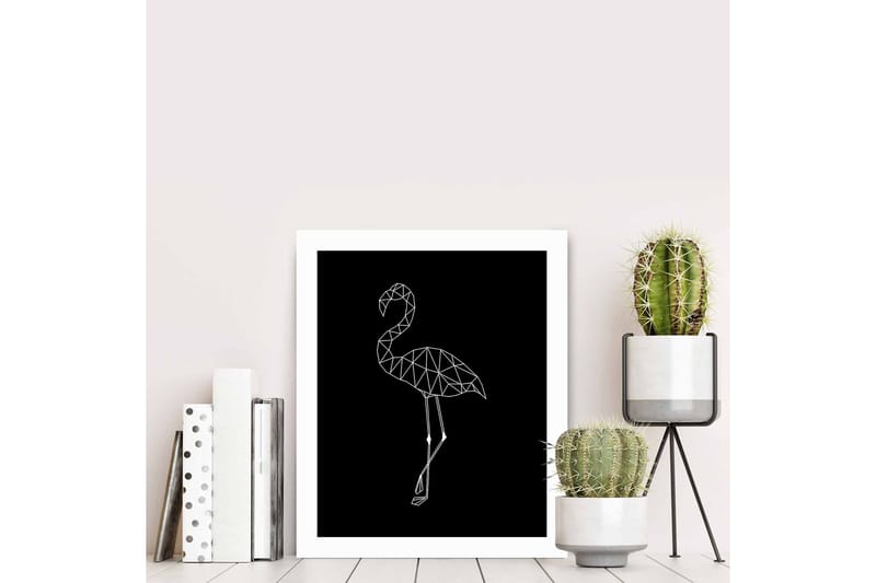 Bilde Animal med Ramme Flerfarget - 22,3x52,8 cm - Interiør - Maleri & posters - Lerretsbilder