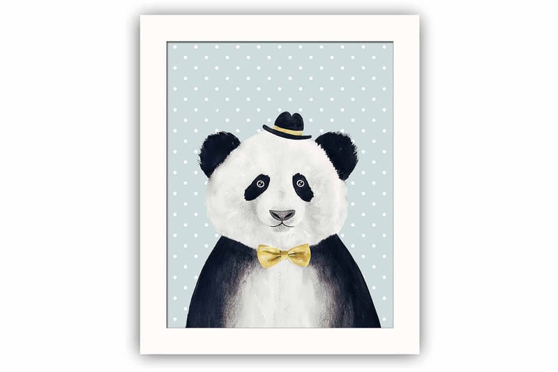 Bilde Animal med Ramme Flerfarget - 22,3x52,8 cm - Interiør - Maleri & posters - Lerretsbilder