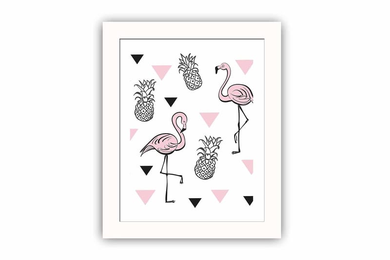 Bilde Animal med Ramme Flerfarget - 22,3x52,8 cm - Interiør - Maleri & posters - Lerretsbilder