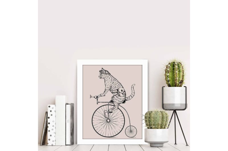 Bilde Animal med Ramme Flerfarget - 22,3x52,8 cm - Interiør - Maleri & posters - Lerretsbilder
