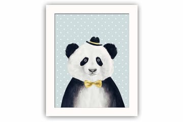 Bilde Animal med Ramme Flerfarget - 22,3x52,8 cm - Interiør - Maleri & posters - Lerretsbilder