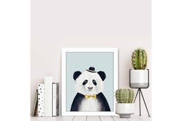 Bilde Animal med Ramme Flerfarget - 22,3x52,8 cm - Interiør - Maleri & posters - Lerretsbilder