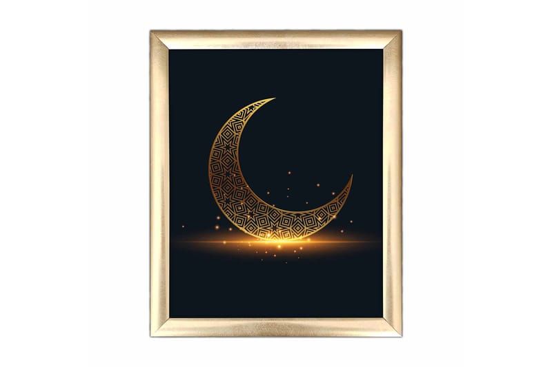 Bilde Astrology med Ramme Flerfarget - 22,3x52,8 cm - Interiør - Maleri & posters - Lerretsbilder