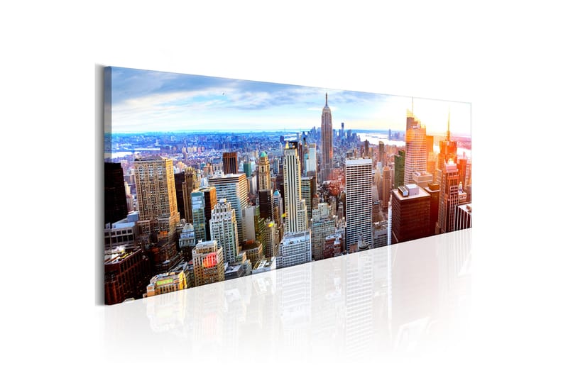 Bilde Beautiful Manhattan 120x40 - Artgeist sp. z o. o. - Lerretsbilder