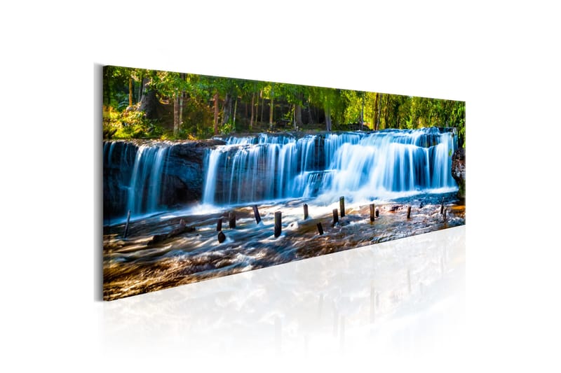 Bilde Beautiful Waterfall 120x40 - Artgeist sp. z o. o. - Lerretsbilder
