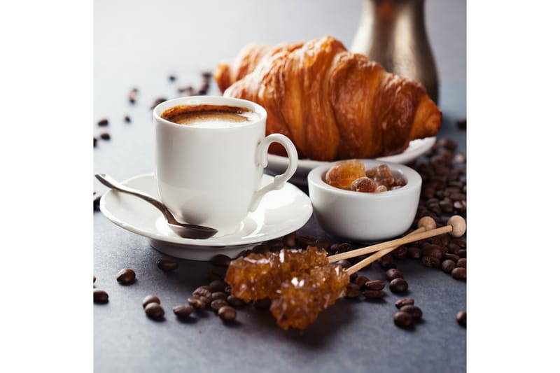 Bilde Coffee 30X30 Cm - 30x30 cm - Interiør - Maleri & posters - Lerretsbilder