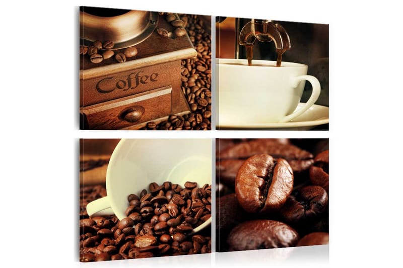 Bilde Coffee Tasting 80x80 - Artgeist sp. z o. o. - Lerretsbilder