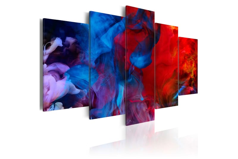 Bilde Dance Of Colourful Flames 200x100 - Artgeist sp. z o. o. - Lerretsbilder