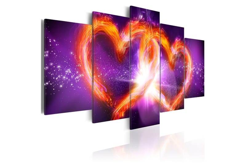 Bilde Flames Of Love 200x100 - Artgeist sp. z o. o. - Lerretsbilder