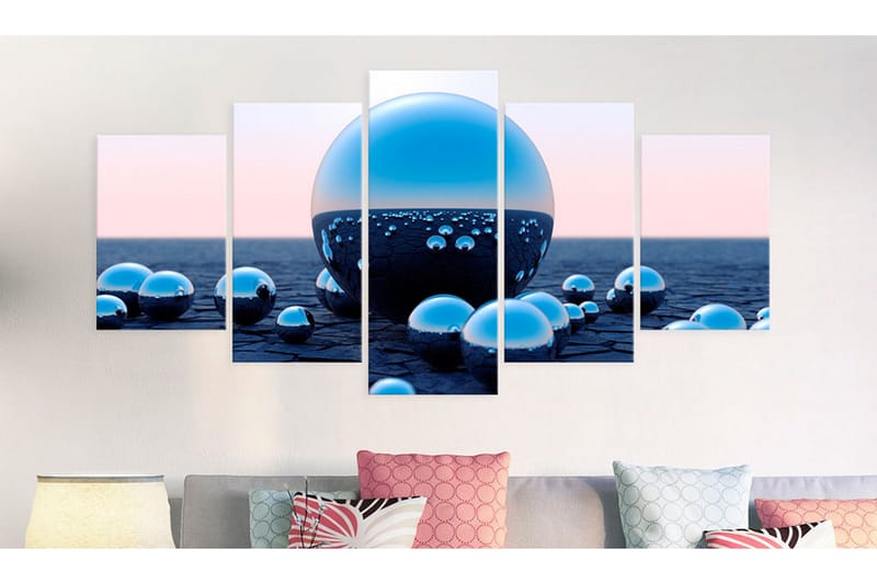 Bilde Floating Balls 100x50 - Artgeist sp. z o. o. - Lerretsbilder