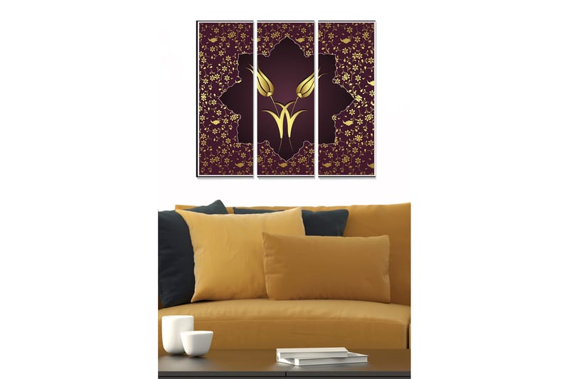 Bilde Floral 3-pk flerfarget, 22x05 cm