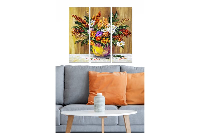 Bilde Floral 3-pk flerfarget, 22x05 cm