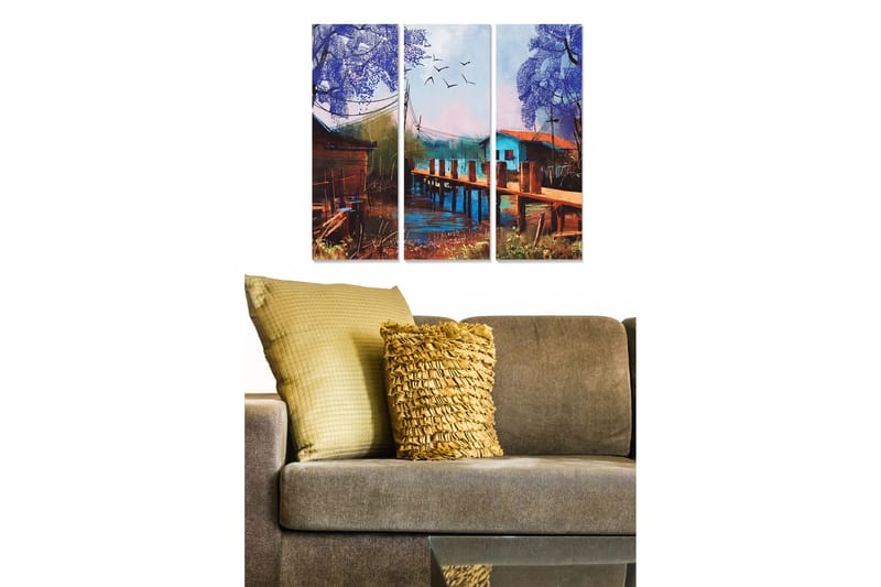 Bilde Floral 3-pk flerfarget, 22x05 cm