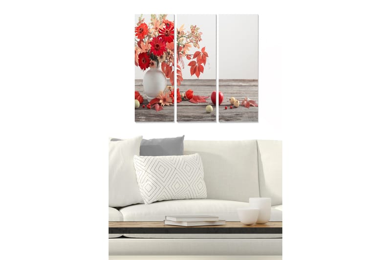 Bilde Floral 3-pk flerfarget, 22x05 cm