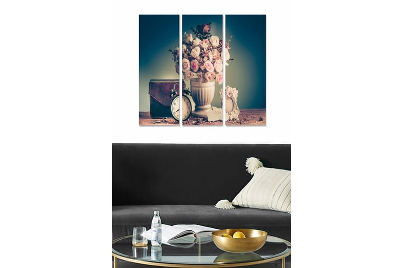 Bilde Floral 3-pk flerfarget, 22x05 cm