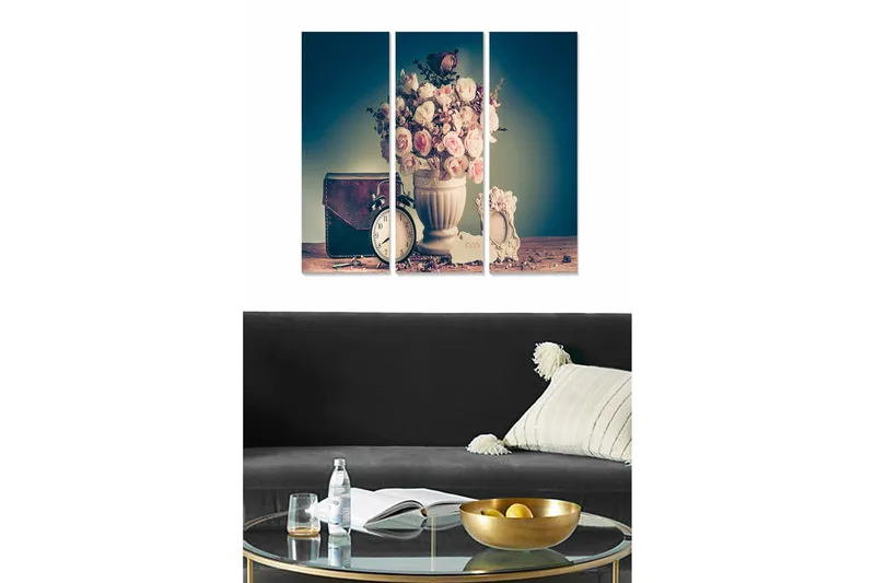 Bilde Floral 3-pk flerfarget, 22x05 cm