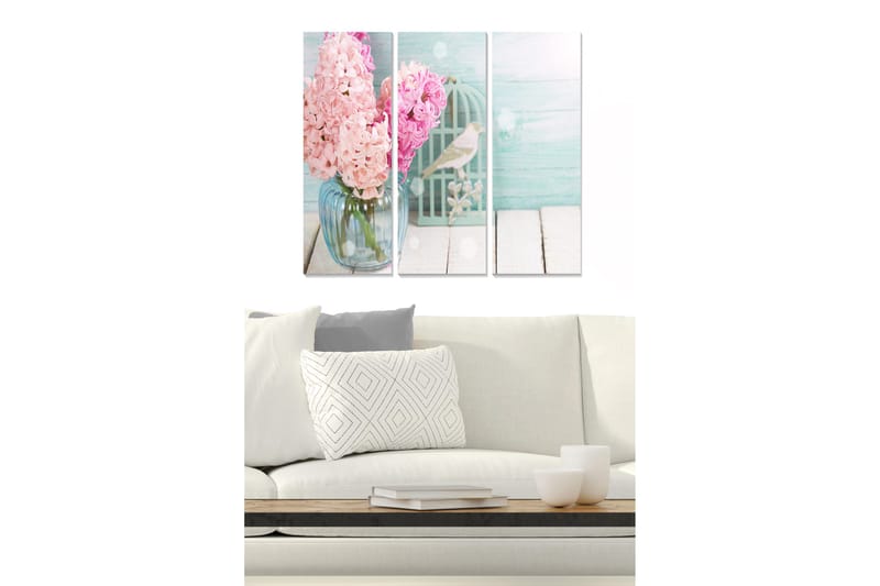 Bilde Floral 3-pk flerfarget, 22x05 cm