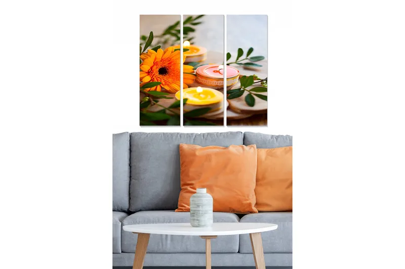 Bilde Floral 3-pk flerfarget, 22x05 cm