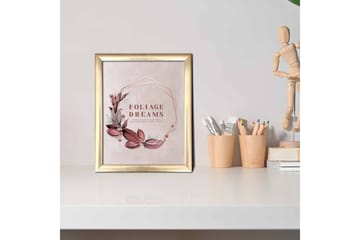 Bilde Floral med Ramme Flerfarget - 22,3x52,8 cm - Interiør - Maleri & posters - Lerretsbilder