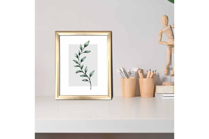 Bilde Floral med Ramme Flerfarget - 22,3x52,8 cm - Interiør - Maleri & posters - Lerretsbilder